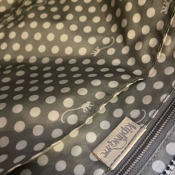 Kipling sugar metallic shopper tote handbag/small medium - Picture 7 of 9